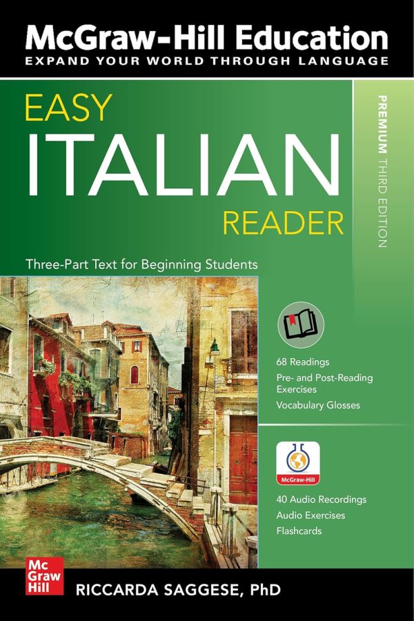 Easy Italian Reader, Premium Third Edition: A Three-part Text for Beginning Students